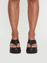 Katya Platform Heels Black